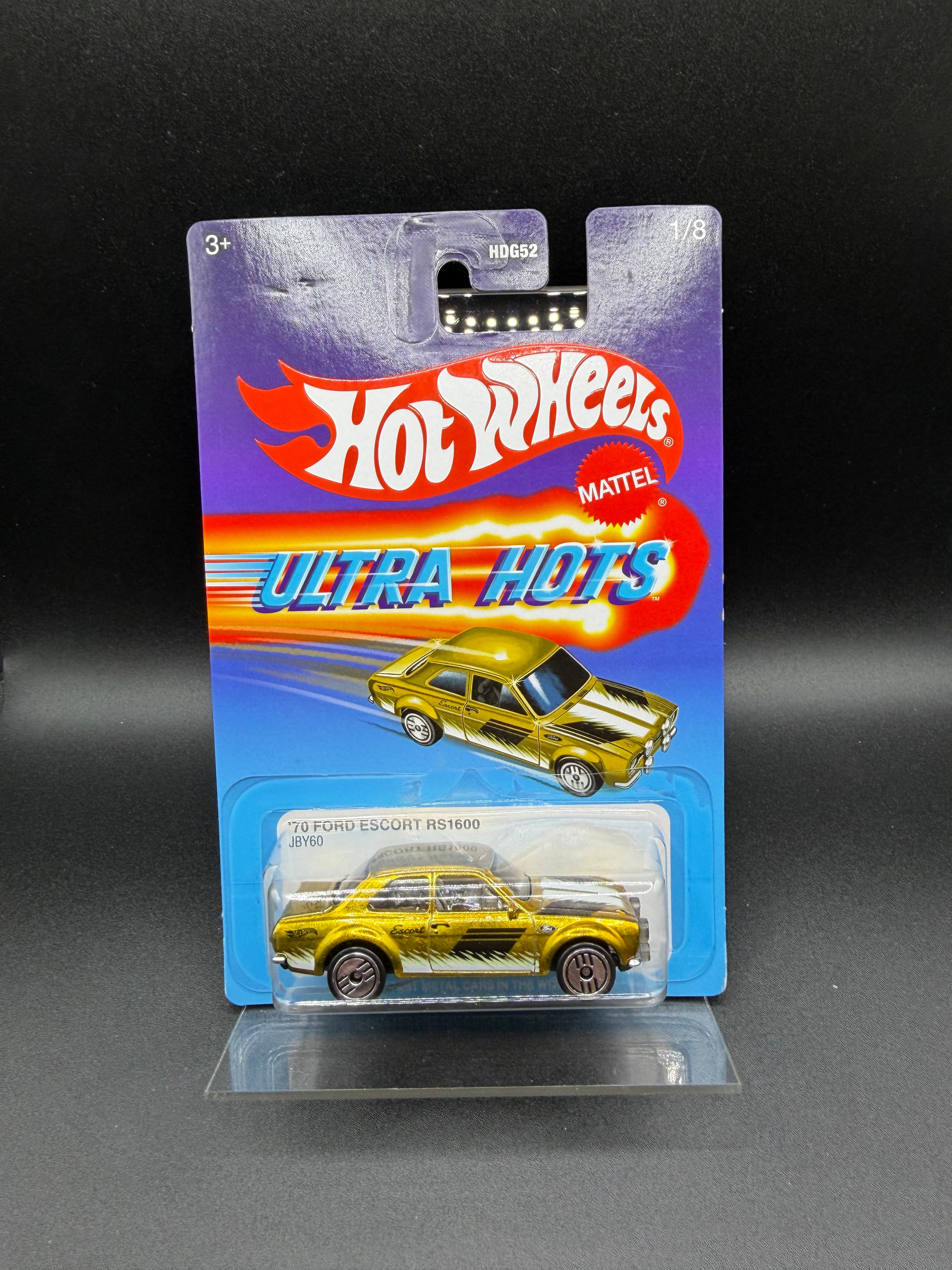 70 FORD ESCORT RS1600 HOT WHEELS IN PROTECTOR