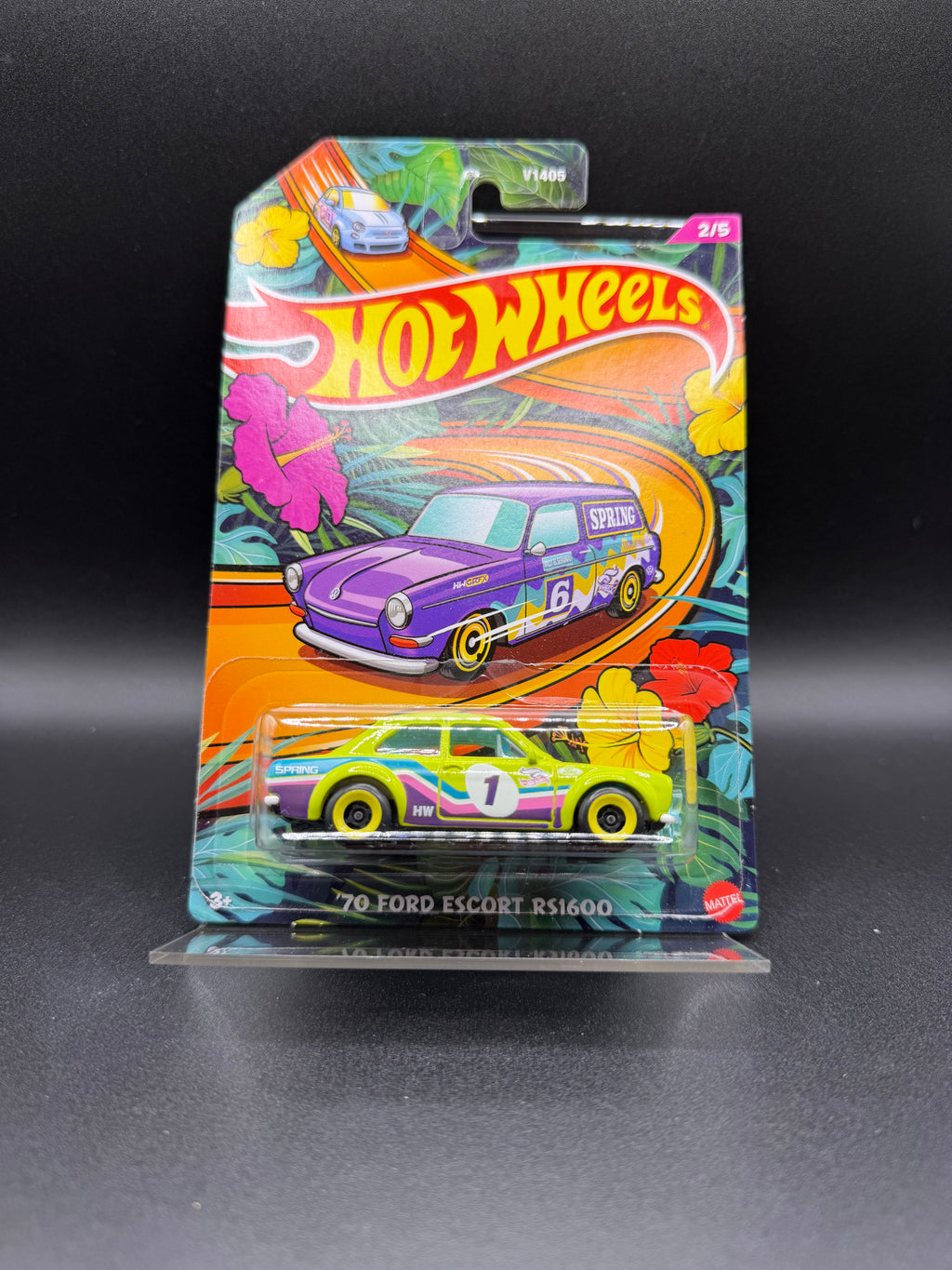 70 FORD ESCORT RS1600 HOT WHEELS IN PROTECTOR