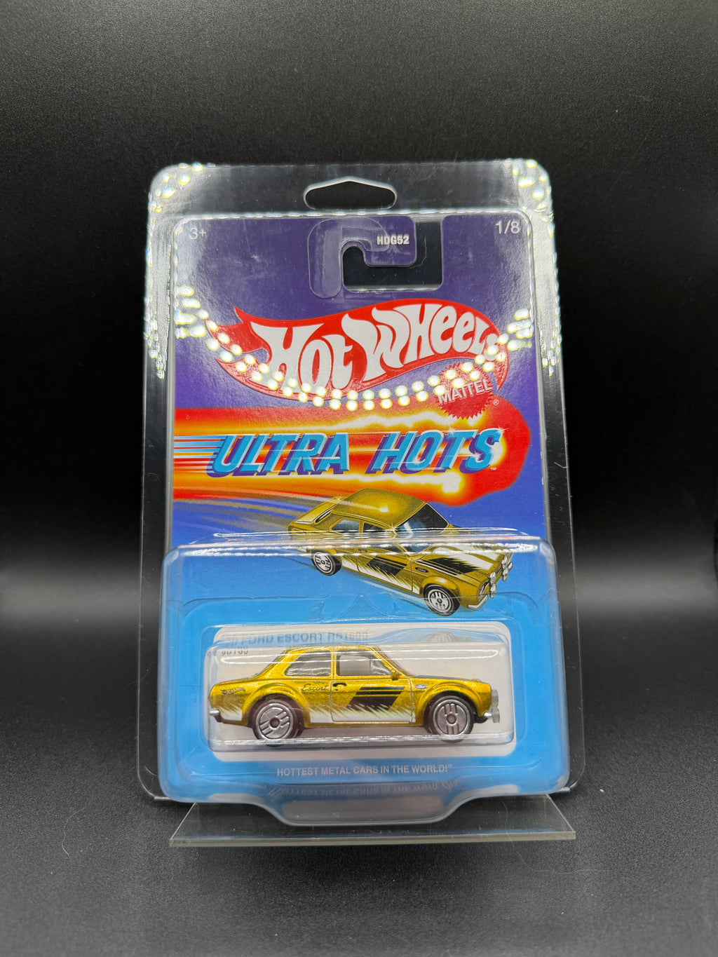70 FORD ESCORT RS1600 HOT WHEELS IN PROTECTOR