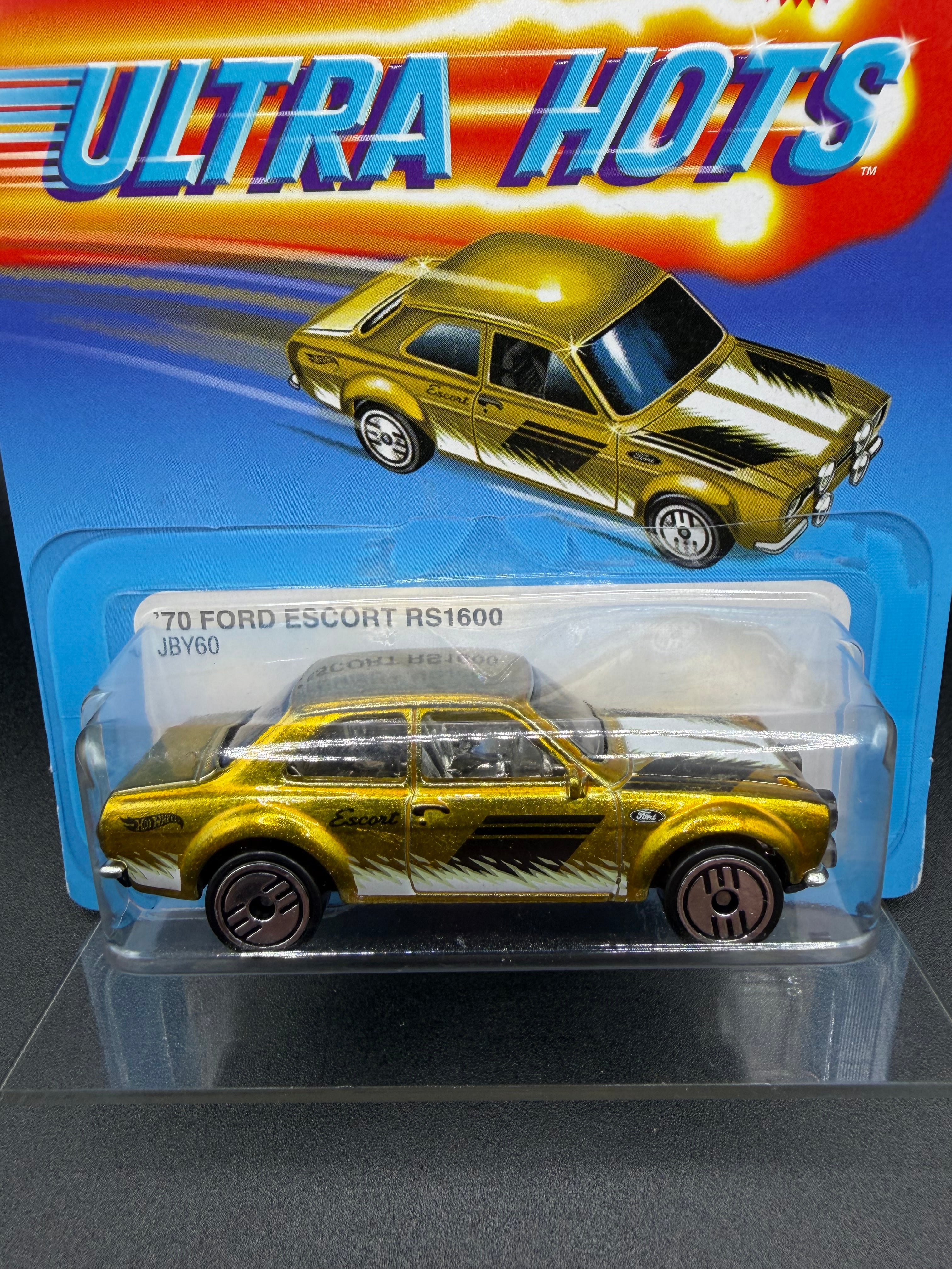 70 FORD ESCORT RS1600 HOT WHEELS IN PROTECTOR