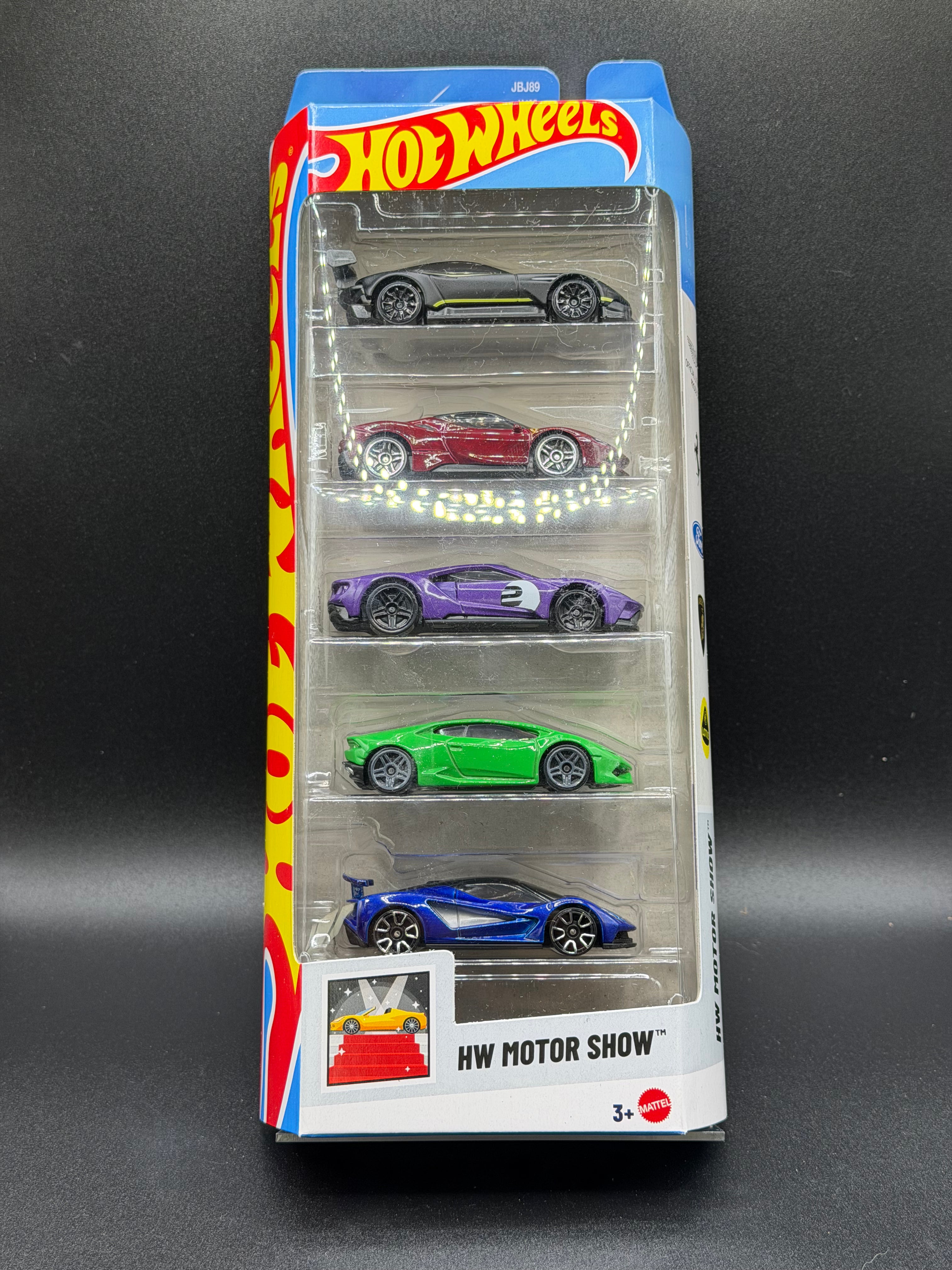 HW MOTOR SHOW - 5 PACK HOT WHEELS